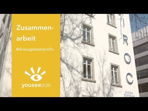 Augenlasern in Zürich: Zusammenarbeit YOUSEE Züri & IROC Augenklinik