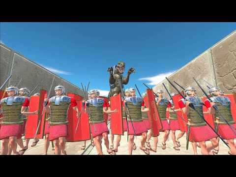 Aim for the goal without being caught by monsters! | Animal Revolt Battle Simulator