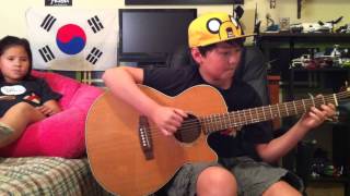 Adventure Time Ending Theme Song Island Song Acoustic Fingerstyle Guitar Andrew Foy Chords Chordify