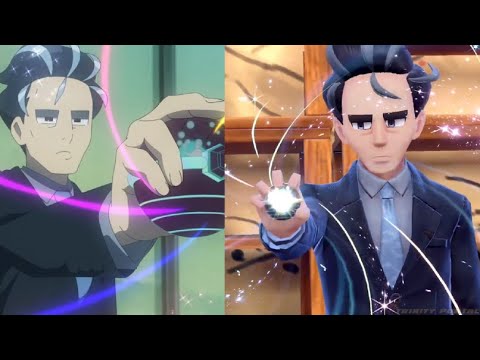 Pokemon Scarlet/Violet/Horizon - Larry Staraptor Terastallizing Anime & Game Comparison!