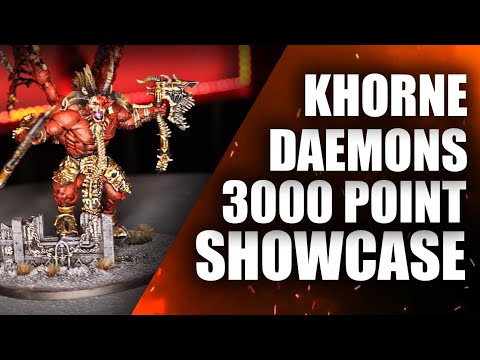 Khorne Daemons - Tournament Army Showcase