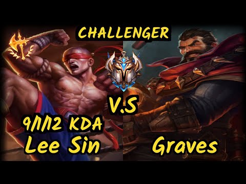 SAND Crush (LEE SIN) vs GRAVES - 9/1/12 KDA JUNGLE CHALLENGER GAMEPLAY - KR