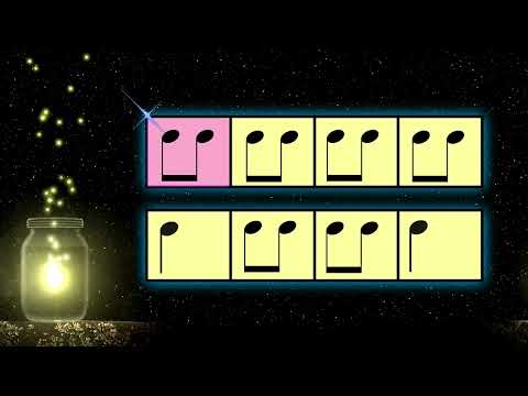 Fireflies Duple Play Along  - Level I: Quarter Notes & Beamed Eighth Notes