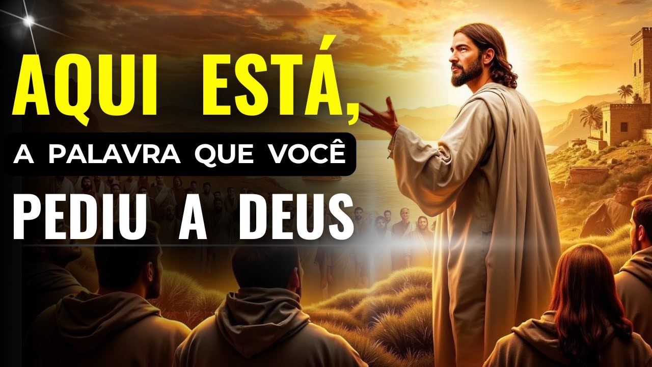 VOCÊ PEDIU A DEUS UMA PALAVRA, AQUI ESTÁ!