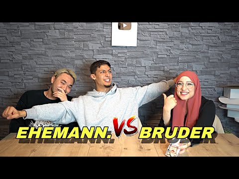 HUSBAND or BIG BROTHER 🤯Who knows Besmala better 😂😅