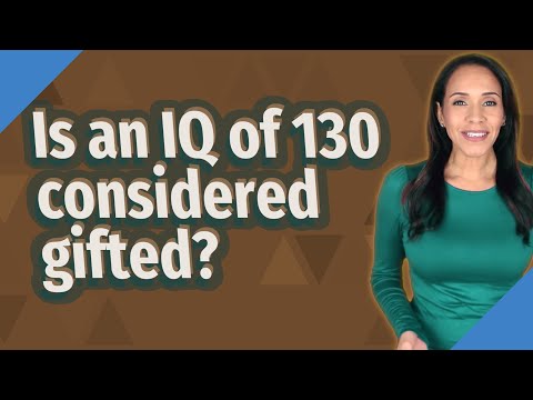 Is an IQ of 130 considered gifted?