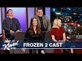 Frozen 2 Cast on Spoilers, Songs, Crazy Products & Frozen Phenom