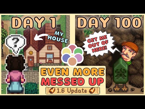 I played 100 days of EVEN MORE Messed Up Stardew Valley - FULL YEAR 1 (Archipelago Randomizer)