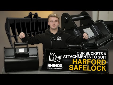 Rhinox Products to suit HARFORD SAFELOCK HITCH - Bucket Widths & More!
