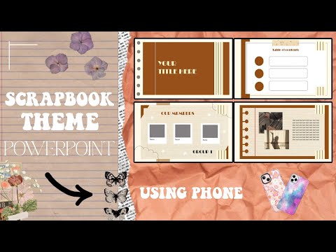 POWERPOINT TUTORIAL || SCRAPBOOK THEME (#1) 📓