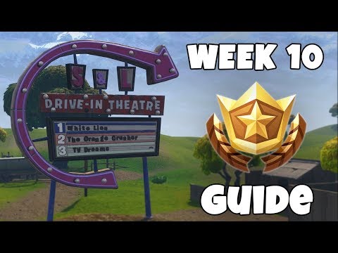 "Search Between Movie Titles" Location Fortnite Challenge Guide - Fortnite Week 10 Challenge Guide!