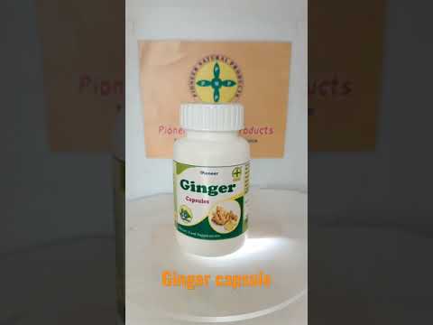 Pioneer Herbal Ginger Capsules, Non prescription