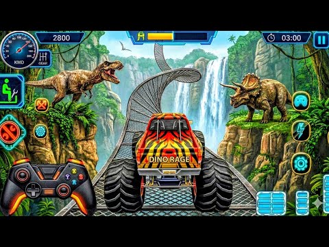Monster Truck Mega Ramp Impossible Driver - Ultimate Car Stunts GT Racing - Android GamePlay 2026