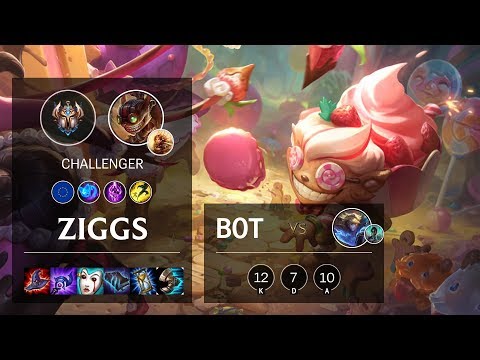 Ziggs Bot vs Ezreal - EUW Challenger Patch 10.9