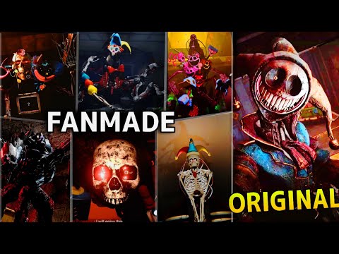 PROTOTYPE All Fanmade Vs Original Versions Comparison - Poppy Playtime Chapter 5