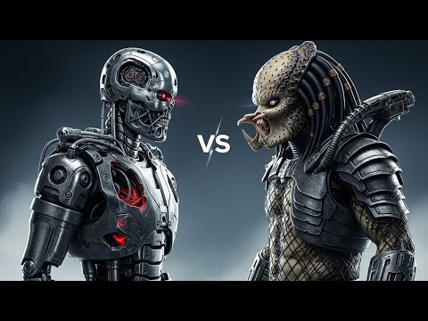 TERMINATOR vs PREDATOR – The Ultimate Machine vs Alien Hunter Battle