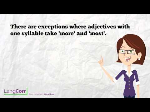 Adjectives 2: Adjectives with 1 Syllable
