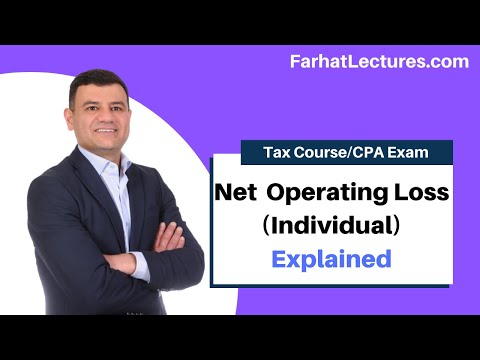Net Operating Loss NOL (individual) Explained