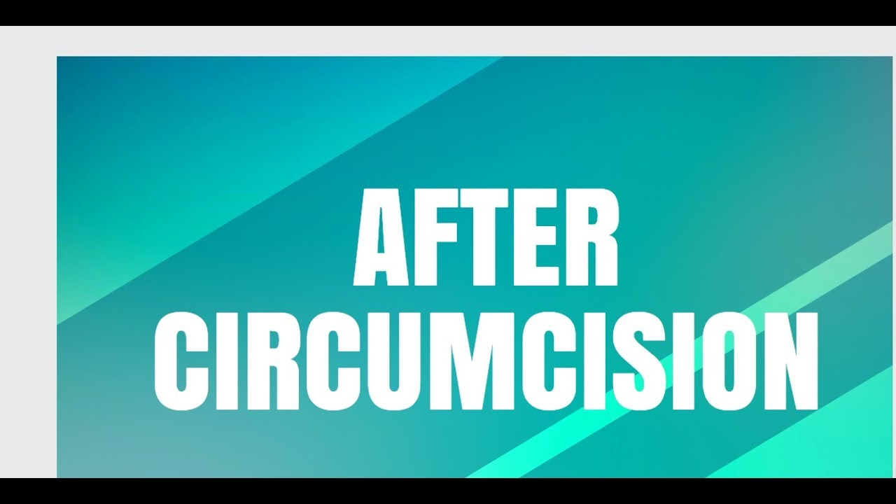 After Circumcision?Dr.Sachin Kuber Speaks