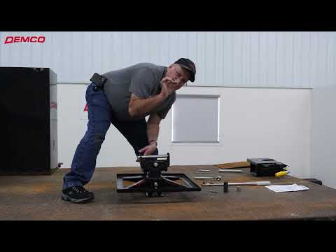 21K Recon Double Pivot 5th Wheel Hitch for Flat Deck Ball Mount Installation