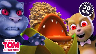 Vampires and Popcorn! Scary Movie Marathon (Talking Tom and Friends Halloween Special)