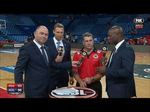 POST MATCH INTERVIEW WITH TREVOR GLEESON - PERTH WILDCATS vs ADELAIDE 36ERS