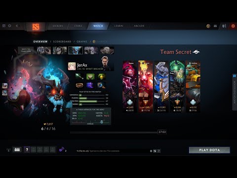 Dota2sup JerAx spirit breaker OG vs Secret -EPICENTER MAJOR 2019 DOTA2