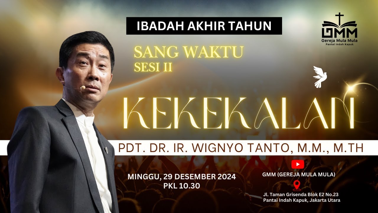 Sesi 2 – SANG WAKTU: KEKEKALAN – Pdt. Dr. Ir. Wignyo Tanto, M.M., M.Th. (291224)