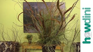 How to make a dramatic arrangement with branches