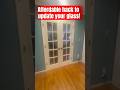 $6 DIY frosted glass doors—privacy + style in minutes!