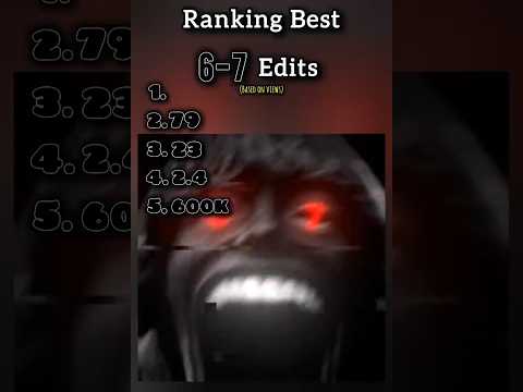 Ranking Most Viewed 6-7 Edits
