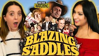 BLAZING SADDLES is NUTS !! * MOVIE REACTION and COMMENTARY | First Time Watching (1974)
