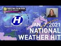 Freezing rain in two areas of the country | National Weather HIT | Jan. 7, 2021