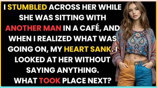 I STUMBLED ACROSS HER WHILE SHE WAS SITTING WITH ANOTHER MAN IN A CAFÉ, AND WHEN I REALIZED WHAT WAS
