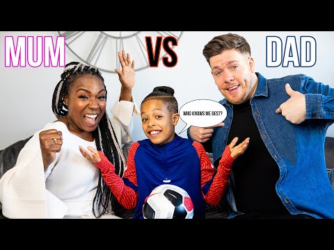 MUM VS DAD IN WHO KNOWS HEZE BEST??? *HILARIOUS*