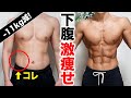 【腹筋】1日4分で落ちづらい下腹部の脂肪燃焼トレーニング!!【筋トレ】