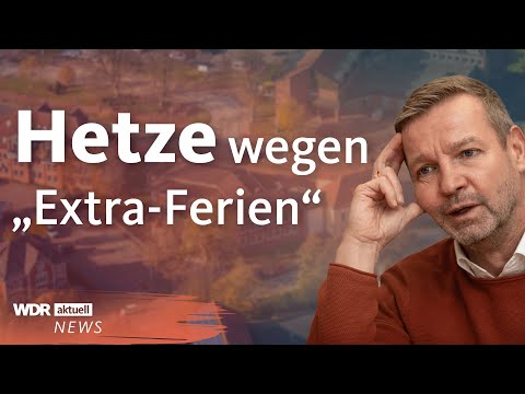 Schulferien der Kinder verlängert: Hetze gegen Bürgermeister von Schermbeck | WDR Aktuelle Stunde