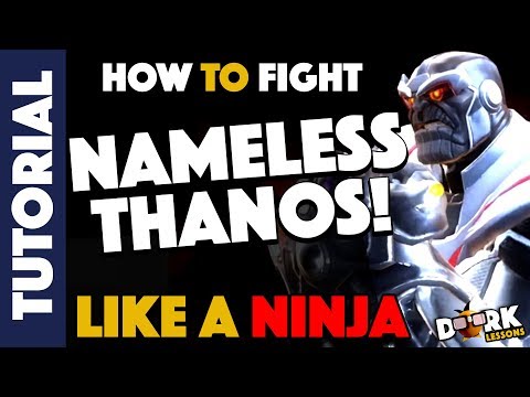 How To Fight Nameless Thanos Like a Ninja: Walkthrough and Guide!
