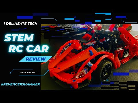 Budget DIY RC Toy Car: Unboxing and review STEM / CADA Building (perfect gift)