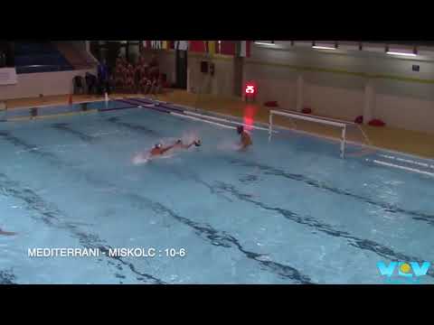 Water-Polo : Eurocup 2019-2020 : Mediterrani - Miskolc (Goals) - Round 2