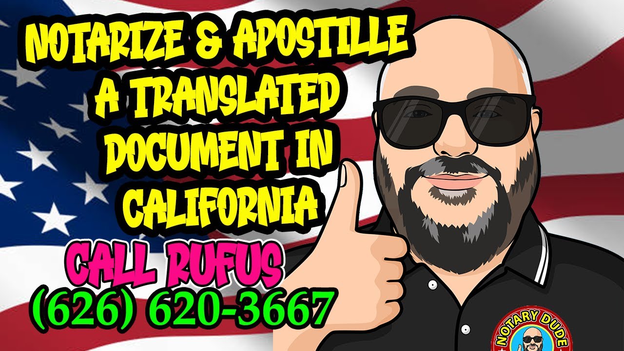 HOW TO NOTARIZE & APOSTILLE A TRANSLATED DOCUMENT IN CALIFORNIA ✅ (How to Do It😀)