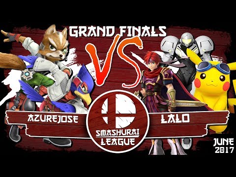 Smashurai Monthly #2 - AzureJose [L] (Falco/Fox) Vs. Lalo [W] (Samus/Roy/Pikachu) - Grand Finals