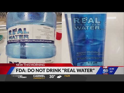FDA's "Real Water" warning