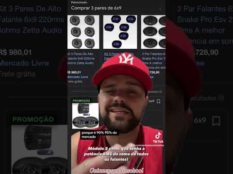 Módulo e ligação de 3 pares 6x9?