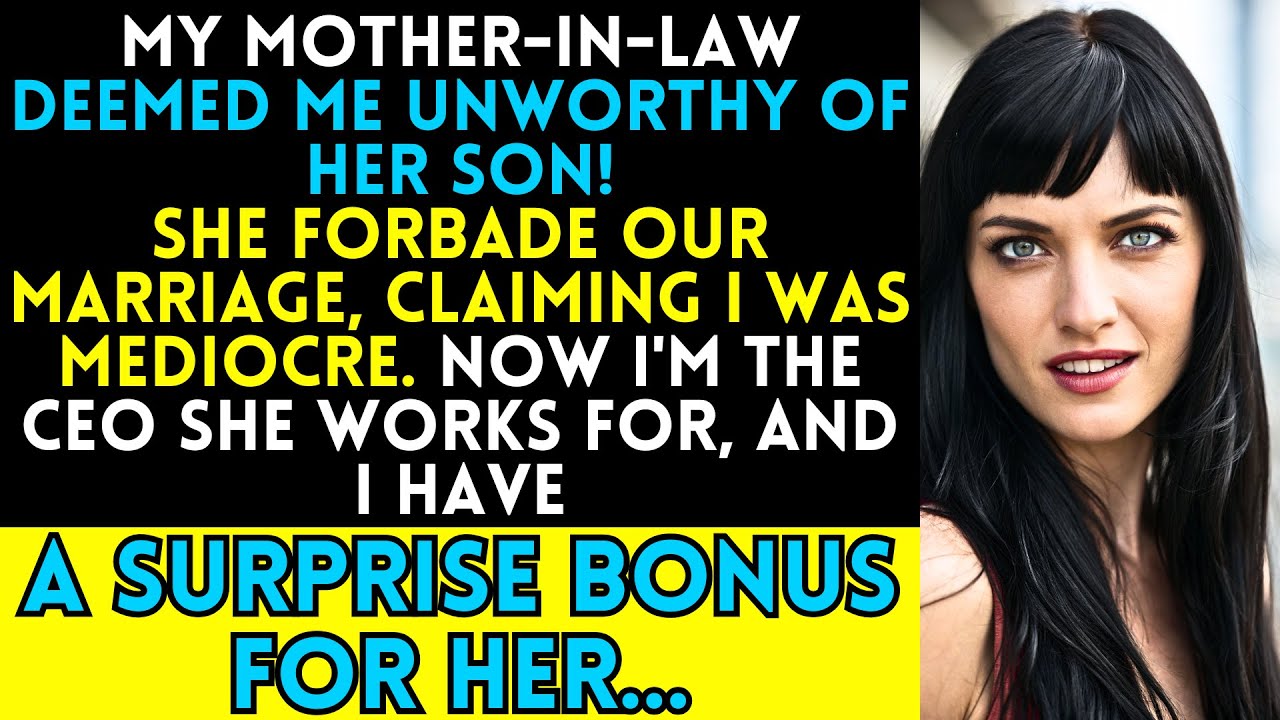 Mother-in-Law Called Me Mediocre and Banned Our Wedding - Now I'm Her CEO With a Surprise