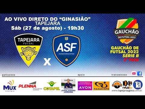 Gauchão 2022 - Série BTapejara Futsal  X  ASF Serafina Correia