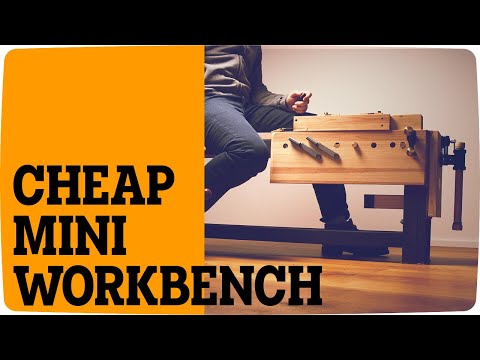 Cheap, small, and sturdy mini roman workbench. Inspired by Chris Schwarz from @popularwoodworking