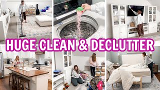 CLEAN WITH ME TODAY | DECLUTTERING & ORGANIZING MOTIVATION | WHOLE HOUSE RESET