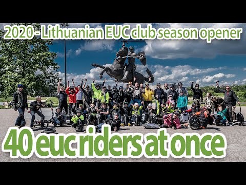 Lithuanian EUC riders club - 2020 Summer season opener event.