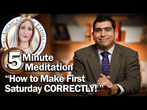 How to Make First Saturday CORRECTLY!  #Fatima #Catholic #ANF